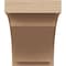 Ekena Millwork 6in. W x 8in. H x 16in. L Rivera Woodgrain TimberThane Rafter Tail, Primed Tan RFTUR06X08X16RIVRCPR - alternate 2
